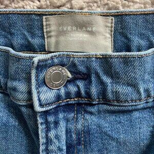 Everlane The Way-High Jeans, distressed, Size 33, 27.5 inseam